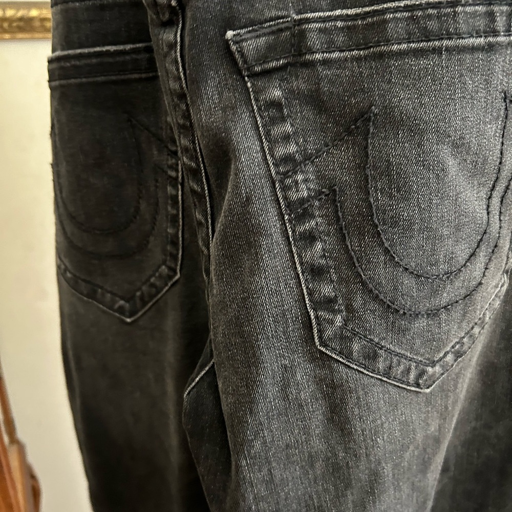 True religion Ricky size 33 black fade straight jeans men’s